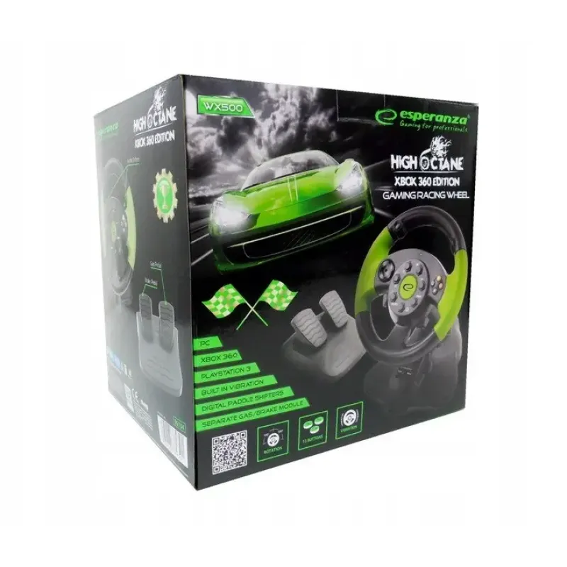 Руль игровой с КПП Esperanza EG104 Wheel